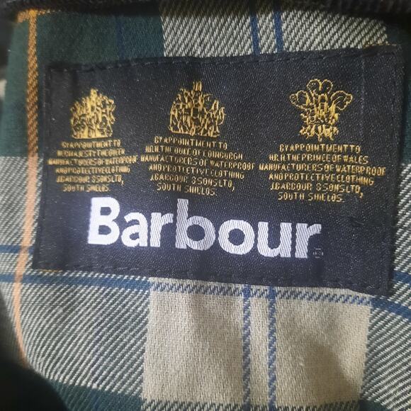 Barbour Womens Olive Military Field Jacket Hooded and Front Hand Warmers Size 4 - Picture 5 of 8